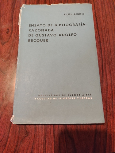 Ensayo De Bibliografía Razonada De Gustavo Adolfo Becquer