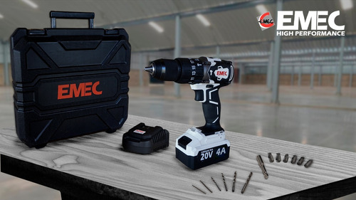 Rotomartillo 1/2 Sin Carbones 20v 1bateria Emec Edbl20v1x4
