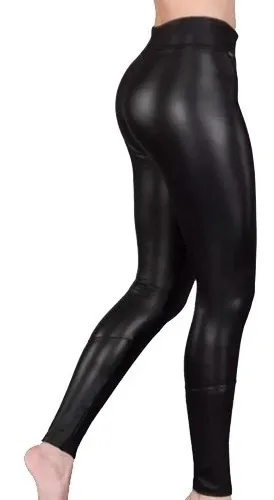Leggins de online vinilo negro