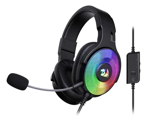 Auriculares Para Juegos Con Cable Redragon H350 Rgb, Respald