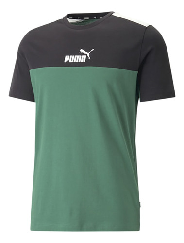 Camiseta Puma Ess+ Block Tee Hombre-multicolor