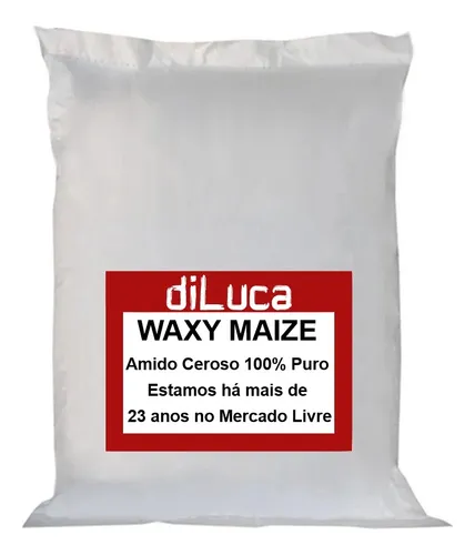 Waxy Maize 100% Puro Amido Milho Ceroso Energia - 1kg