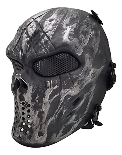 Máscara Deportiva De Esgrima Máscara De Calavera Airsoft, Má