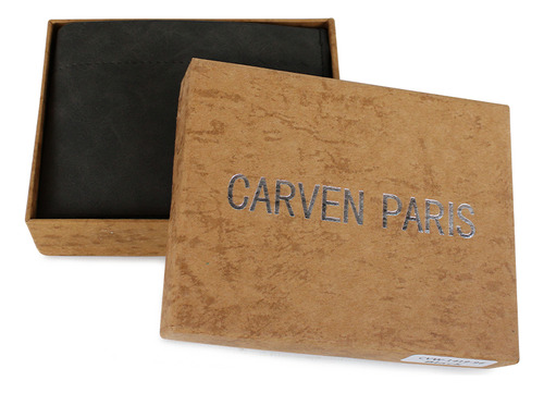 Billetera De Hombre Nick Negra Carven Paris