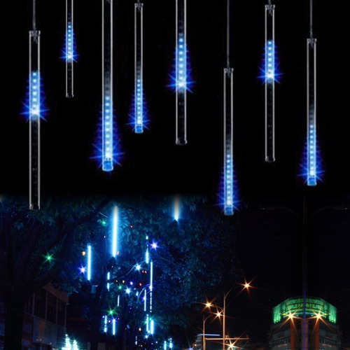 Luces Led M 30 Cm Para Fiesta, Ducha, Lluvia, Nieve, Navidad