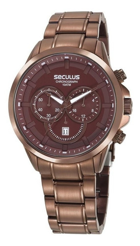 Relógio Cronógrafo Seculus Masculino 20617gpsvma2