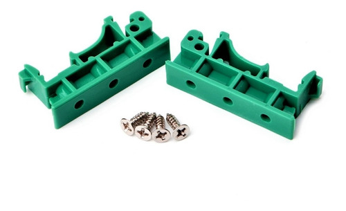 5set Soporte Clema Riel Din Drg-01 Pcb Plc Arduino Robotica