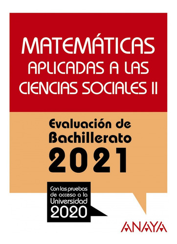 Libro Matemáticas Aplicadas A Las Ciencias Sociales Ii.