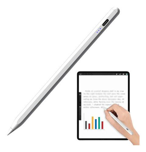 Pluma Lápiz Táctil Óptico Universal Para Tablets Blanco