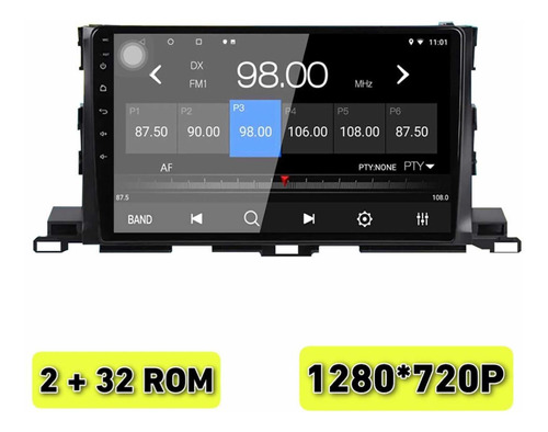 Pantalla Android Toyota Higlander Gps Wifi Bluetooth