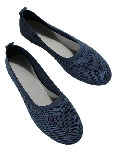 Zapatos Casuales Con Superficie De Malla Para Mujer, Boca Po