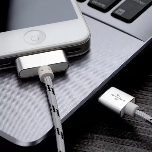 Cargador iPad 1-3 12W Cubo y Cable Dock 30 Pines iPhone 1-4 iPod Completo