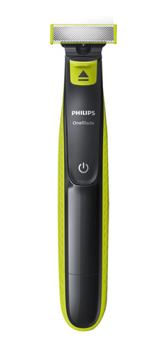 Imagen 2 de 5 de Afeitadora Philips OneBlade QP2521 verde lima y gris marengo 100V/240V