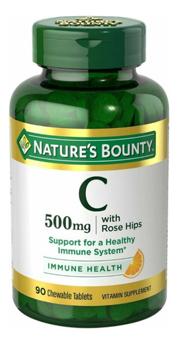 Vitamina C 500 Mg Frasco X 90 Comp. Masticables Natural Life