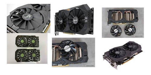 Imagen 1 de 1 de Frontal Con Ventiladores Tarjeta De Video Asus Rx 470 Rs 4gb