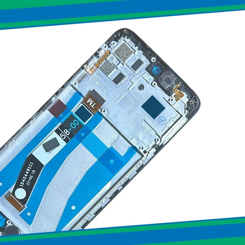 Tela Lcd Frontal Display Inox Compatível Moto G32 C/aro Cor Preto