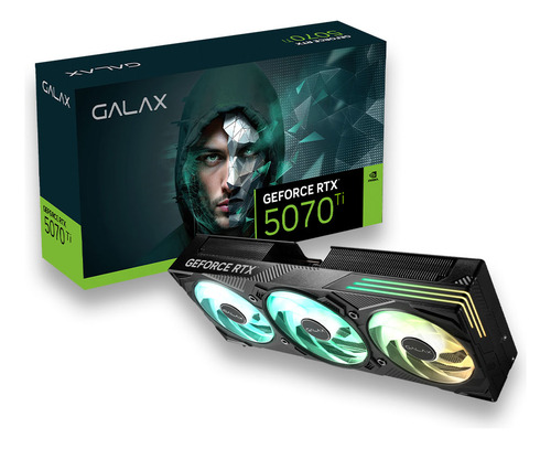 Placa De Video Galax Rtx 5070 Ti Ex Gamer 16gb Gddr7 256bits