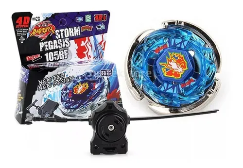 Sip Equipo Registro Beyblade Storm Pegasus 105 Rf Rapidity 4d | MercadoLibre