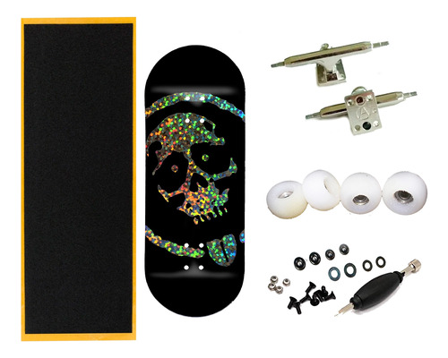 Fingerboard Completa Holo Mictlan Serie 3, Ruedas De Uretano