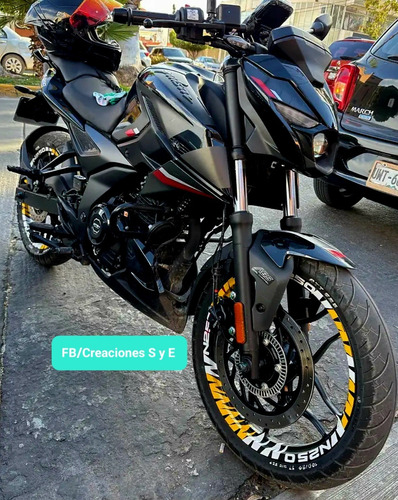 Stikers Calcomanias Bajaj Pulsar N250 Reflejante Rin 17