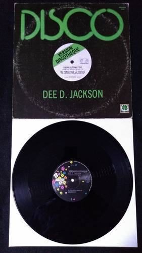 Versión Discoteque Dee D. Jackson Maxi Vinil Impecable 1978