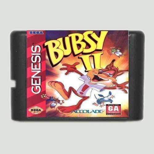 Bubsy 2 Mega Drive Genesis Sega Tectoy +