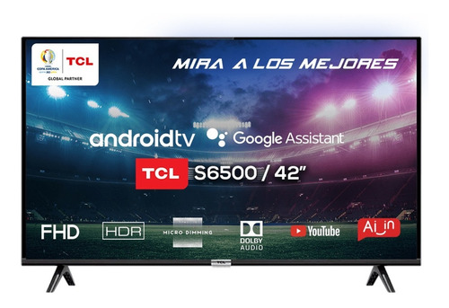Imagen 4 de 10 de Tcl Televisor Smart Tv Led 42¨ Android Fhd Hdr Comando Voz
