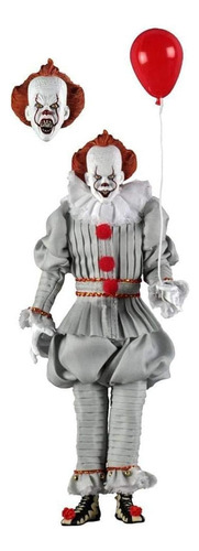 Neca 2017 It: Pennywise - Figura De Acción De Escala Vestida