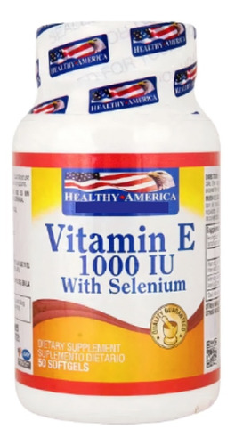Vitamina E 1000iu + Selenio 50u - Unidad a $1090