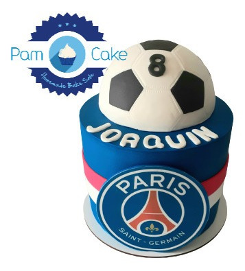 Torta Psg Artesanal Fútbol Pelota Messi