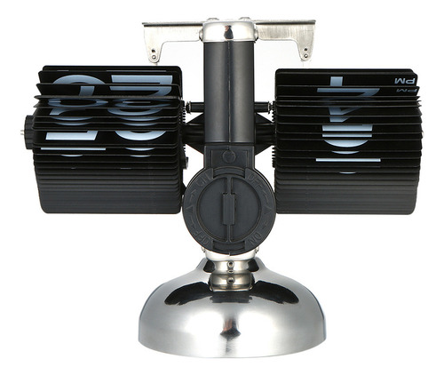 Retro Stainless Steel Flip Over Power Operated Wall Clock