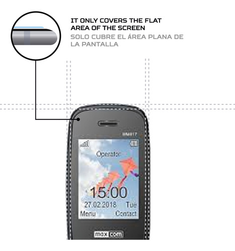 Protector Pantalla Antishock Para Maxcom Comfort Mm817