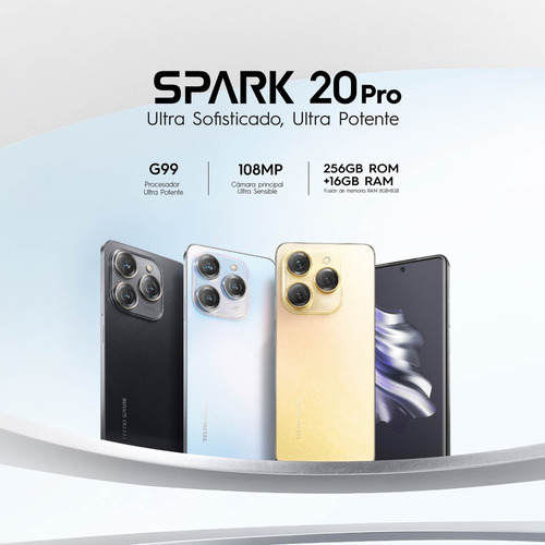 Tecno Spark 20 Pro Dual Sim 256+8gb