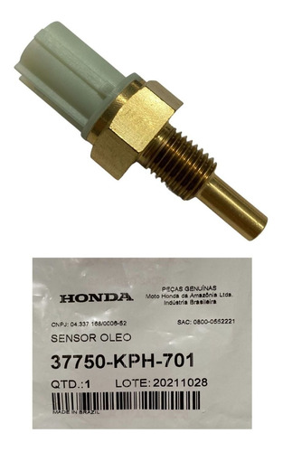 Sensor Temperatura Óleo Biz 110i/ 125 Original Honda