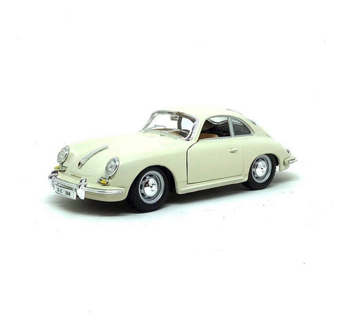 Miniatura Porsche 356b Coupe 1961 Creme 1:24 Burago 18-22079