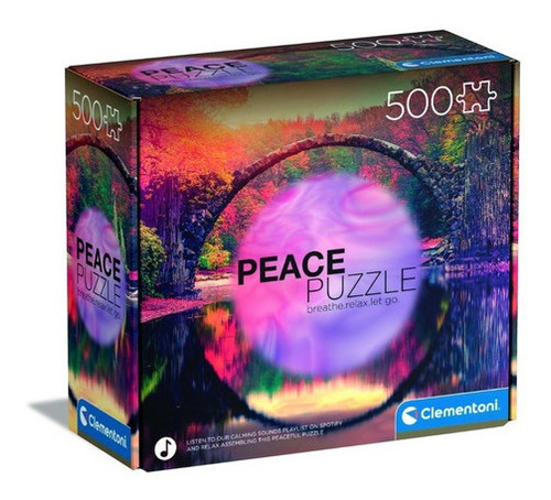 Rompecabezas Reflejo Natural Peace Puzzle Zen 500 Clementoni
