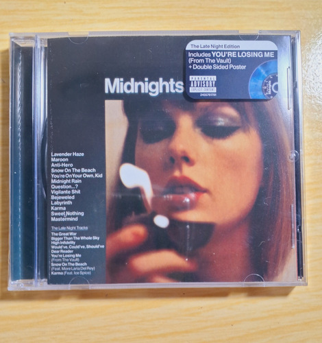 Taylor Swift - Cd Midnights (the Late Night Edition) Raro