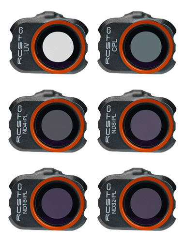 6 Filtros De Lente Para Dji Mavic Mini 1 2