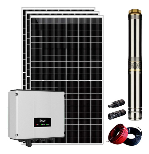 Kit Solar Con Bomba Sumergible O Motor 3hp Bdp3