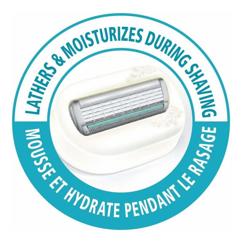 Schick Intuition Razor Cuidado Sensible Para Mujeres Con 2 R