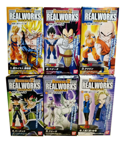 Real Works - Dragon Ball Z - Pack 1 (6 Figuras)