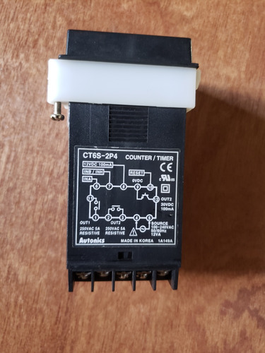Contador De Temporizador Programable Autonics Ct6s-2p4 2 Eta (Usado)
