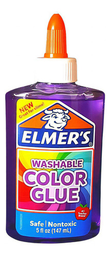 Pegamento Elmers Para Slime Elmer´s Glue Colores A Escoger Color Morado Transparente
