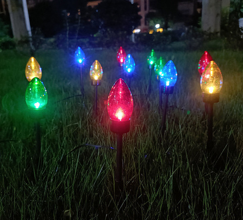 Luces Navideñas, Rotulador Navideño For Exteriores, Estaca,