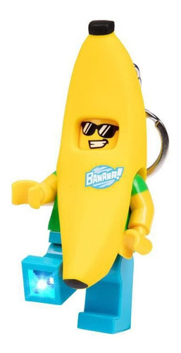 Imagen 3 de 5 de Llavero Con Luz Banana Lego