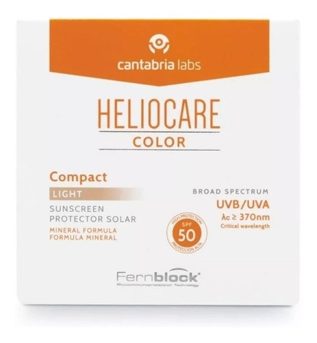 Heliocare Compacto Formula Mineral Tono Light Spf50 10gr 