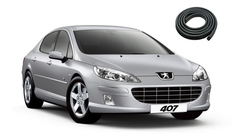 Peugeot 407 Burlete De Puerta Trasera Derecha De Carroceria