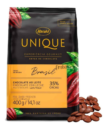 Chocolate Ao Leite 35% Cacau Unique