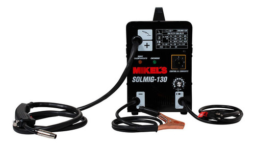Soldadora inverter Mikel's SOlMIG-130 color negro 127V
