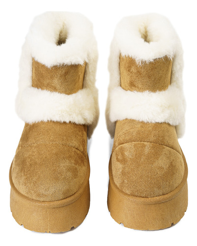 Botín Mujer Camel Dara Thunder Blue